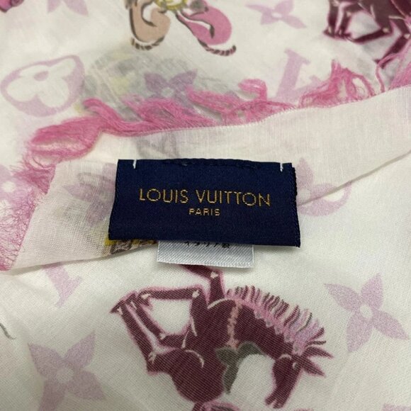 LOUIS VUITTON ethol superstition M71809 Blanc Others - MR0198 Scarf - Picture 6 of 6